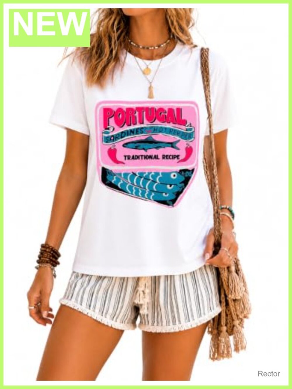 Women's Vintage Seafood Graphic Tee Cotton Short Sleeve Crew Neck Casual Summer